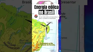 Energia eólica no Brasil #geografia #brasil #energiaeolica