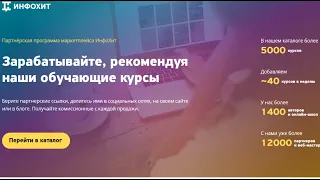 Путь к партнерству. Как выбрать партнерские программы для заработка. Инфохит