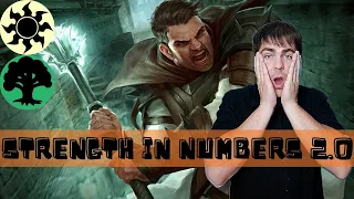 Strength in Numbers Upgrade | Selesnya Starter deck | MTG Arena | Streets of New Capenna