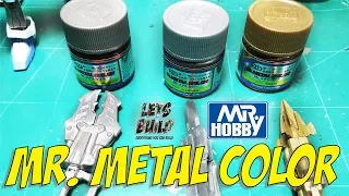 [TUTORIAL] Mr. Metal Color by Mr. Hobby using hand brush - Chrome SIlver, Aluminum, Brass
