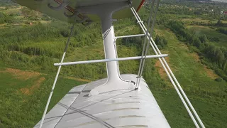 Takeoff from Krechevitsy Airport in an An-2 (flight #4)