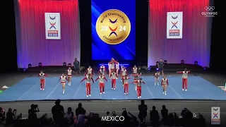 Team México Jr Coed Elite ICU World Cheerleading Championship 2024 (Semi-Finals)