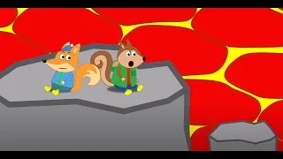 Fox Family adventures at home with Dad - Amazing stories with good habits cartoon for kids #1407