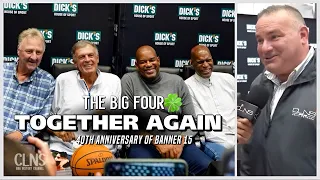 1984 Celtics Reunion: Larry Bird, Cornbread Maxwell, Kevin McHale, Robert Parish  in Boston