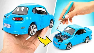 🚙FANTASTIC! DIY How To Make Real Race Car From Plasticine Clay
