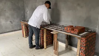 Construction Techniques Simple Direct Kitchen Table Installation
