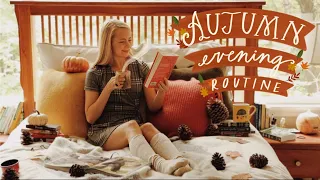 COZY FALL NIGHT ROUTINE || atmospheric & autumnal evening 🍁