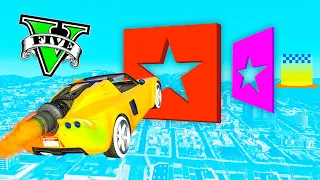 CARRERA DE VOLAR 100% DE HABILIDAD! EL SALTO IMPOSIBLE!! ~ GTA 5 ONLINE