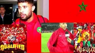 jabrane+Jawad El Yamik Apres 4-1 Congoجبران + جواد اليميك