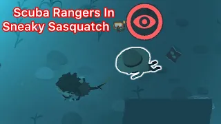 I Got Chased By A Ranger UNDERWATER (Glitch) - Sneaky Sasquatch