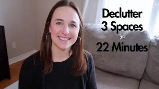 SPEED DECLUTTER // Making a Big Impact in a Short amount of Time ❤️