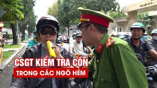 Công an tại TP.HCM sẽ vào tận hẻm để đo nồng độ cồn ngày tết