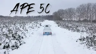 Mit der Ape50 bei Schnee und Kälte unterwegs, macht das Sinn?