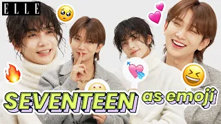 【SEVENTEEN JEONGHAN & JOSHUA】絵文字でメンバーをプレゼン👼🐰日本ツアーの意気込みも💎｜AS EMOJI｜ELLE MEN｜ ELLE Japan