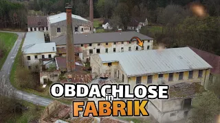 hier LEBEN OBDACHLOSE 😶 Frisches Bier in VERLASSENER Textil FABRIK (Lost Place Anderlfabrik Teil 1)