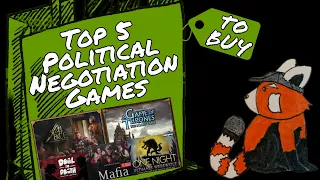 Top 5 Political Negotiation Games to Buy | Best Social Deduction Games | What Board Games to Buy