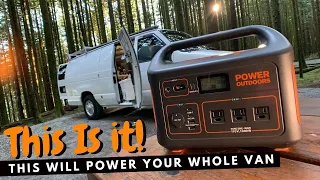 Big Enough To Power Your Off-Grid Van Home | Jackery Explorer 1000