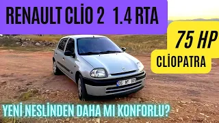 RENAULT CLİO 2 1.4 RTA İNCELEME! | GECE SÜRÜŞÜ | YENİ NESLİNDEN DAHA MI FERAH! #Renault #Clio #rta