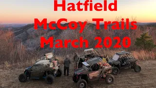 Turbo RZR hill climbs Hatfield McCoy trails- March 2020