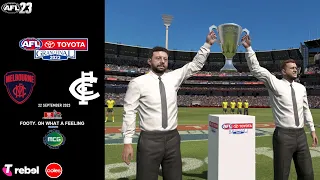 AFL 23 - AFL Grand Final - Melbourne vs Carlton