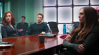 Captain America Civil War in Hindi Avengers Secretary Meeting