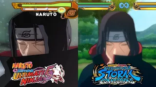 Naruto Storm Connections VS Naruto Ultimate Ninja 5 | Ultimate Jutsu Comparison
