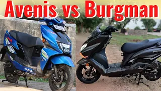 Suzuki avenis 125 vs burgman 125 | Detail Comparison