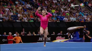 Laurie Hernandez - Floor - 2016 P&G Gymnastics Championships - Day 1