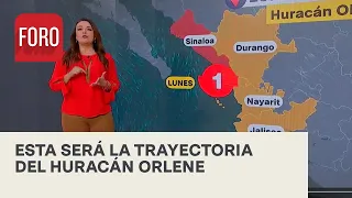 ¿Cuál será la trayectoria del huracán Orlene? - Las Noticias