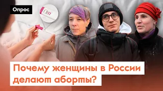 Нужно ли запретить аборты в России? / Опрос 7x7 в регионах