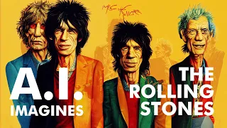 Artificial Intelligence imagines The Rolling Stones! || Midjourney prompts