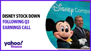 Disney stock down following Q3 earnings call