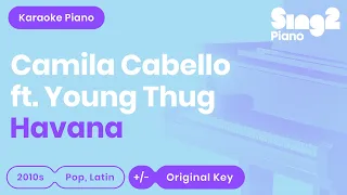 Camila Cabello, Young Thug - Havana (Piano Karaoke)