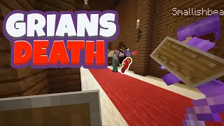 Grians Death in 100 Hours In Minecraft Hardcore | Minecraft Funny Moments