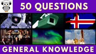 General Knowledge Quiz Trivia #131 | Astronaut, CCTV, Iceland, Succession, Space Shuttle, Aurora