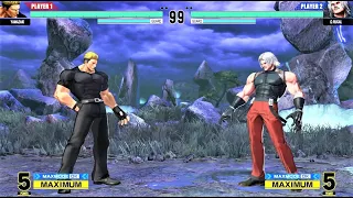 Ryuji Yamazaki vs Omega Rugal (Hardest AI) - KOF XV