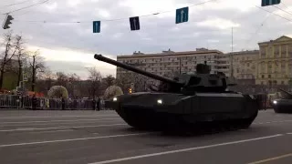 Т-14 Армата на репетиции Парада Победы 2016