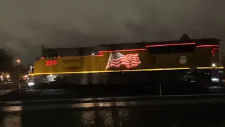 Union Pacific T4 SD70AH leading a power move