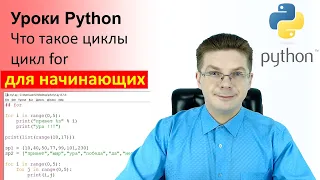 Уроки Python / Что такое циклы, цикл for