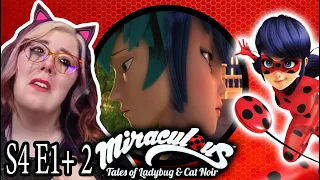 DOUBLE HEARTBREAK  - Miraculous Ladybug S4 E 1 and 2 REACTION - Zamber Reacts