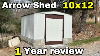 Arrow Metal Shed 1 Year Review