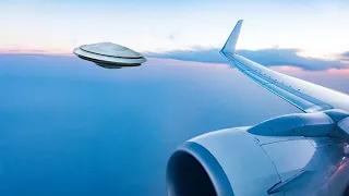 10 Increíbles videos de Ovnis que han sido captados desde el Avión