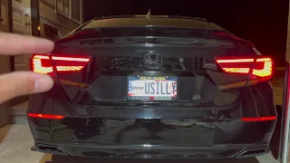 installing v3 tail lights on my 2019 honda accord sport finally!