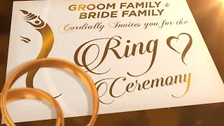 Ring Ceremony Invitation Video 2024 | Engagement Invitation Video | VG-739