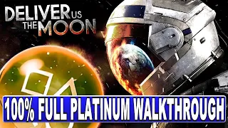 Deliver US The Moon 100% Full Platinum Walkthrough | Trophy & Achievement Guide - Free Ps Plus Extra