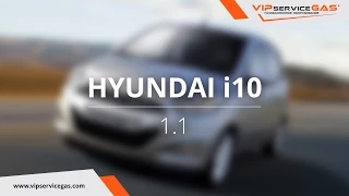 Обзор Hyundai i10 установка ГБО Stag  (газ на хюндай и10) харьков VipserviceGAS