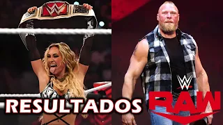 BROCK LESNAR REGRESA | ¿CARMELLA NUEVA CAMPEONA? | Resultados WWE RAW 11 de Julio de 2022