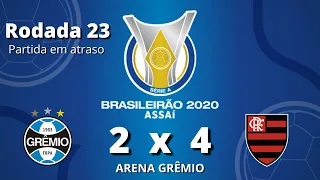 QUE JOGO!!! Grêmio 2 x 4 Flamengo // Melhores Momentos // 28-01 // Rodada 23