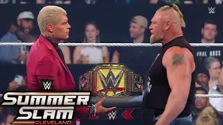 Brock Lesnar dethrone Cody Rhodes at Summerslam 2024