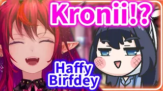 Kronii Suddenly Joined IRyS' Birthday Call in The Middle of Her Jaw Surgery Emergency 【HololiveEN】